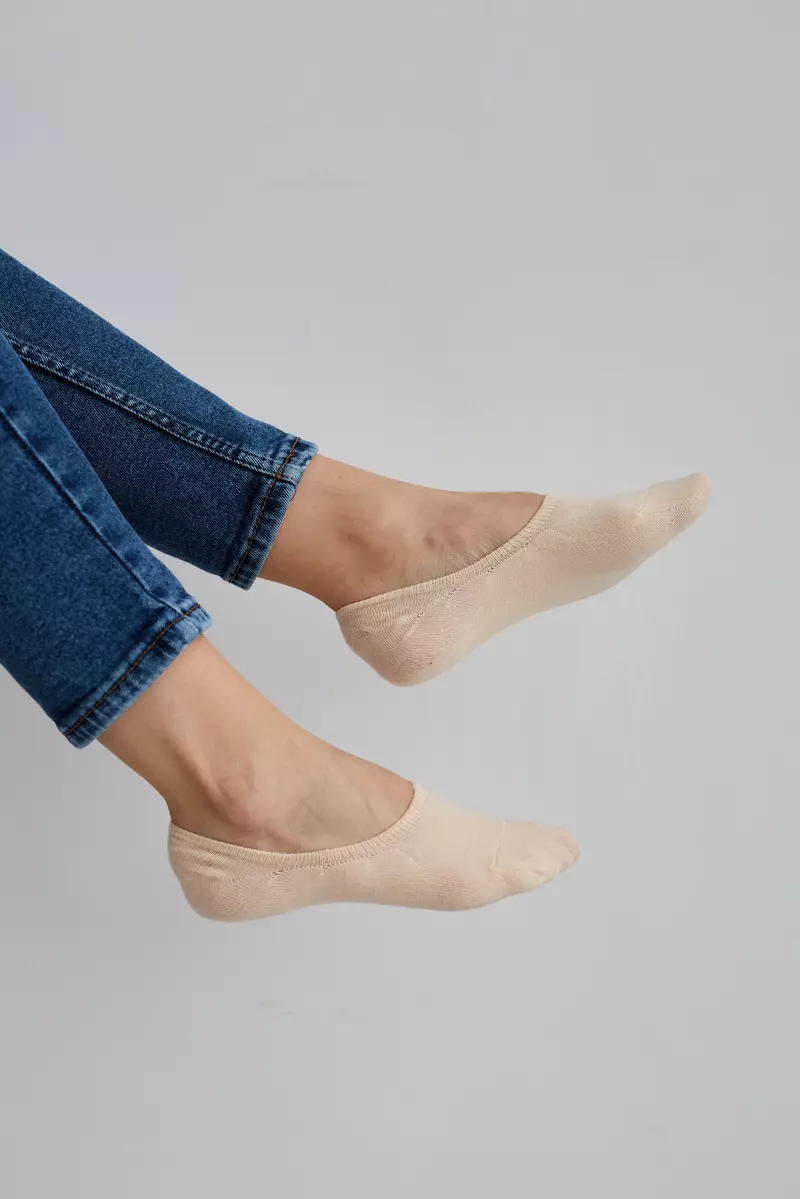 Women's tracks in beige color