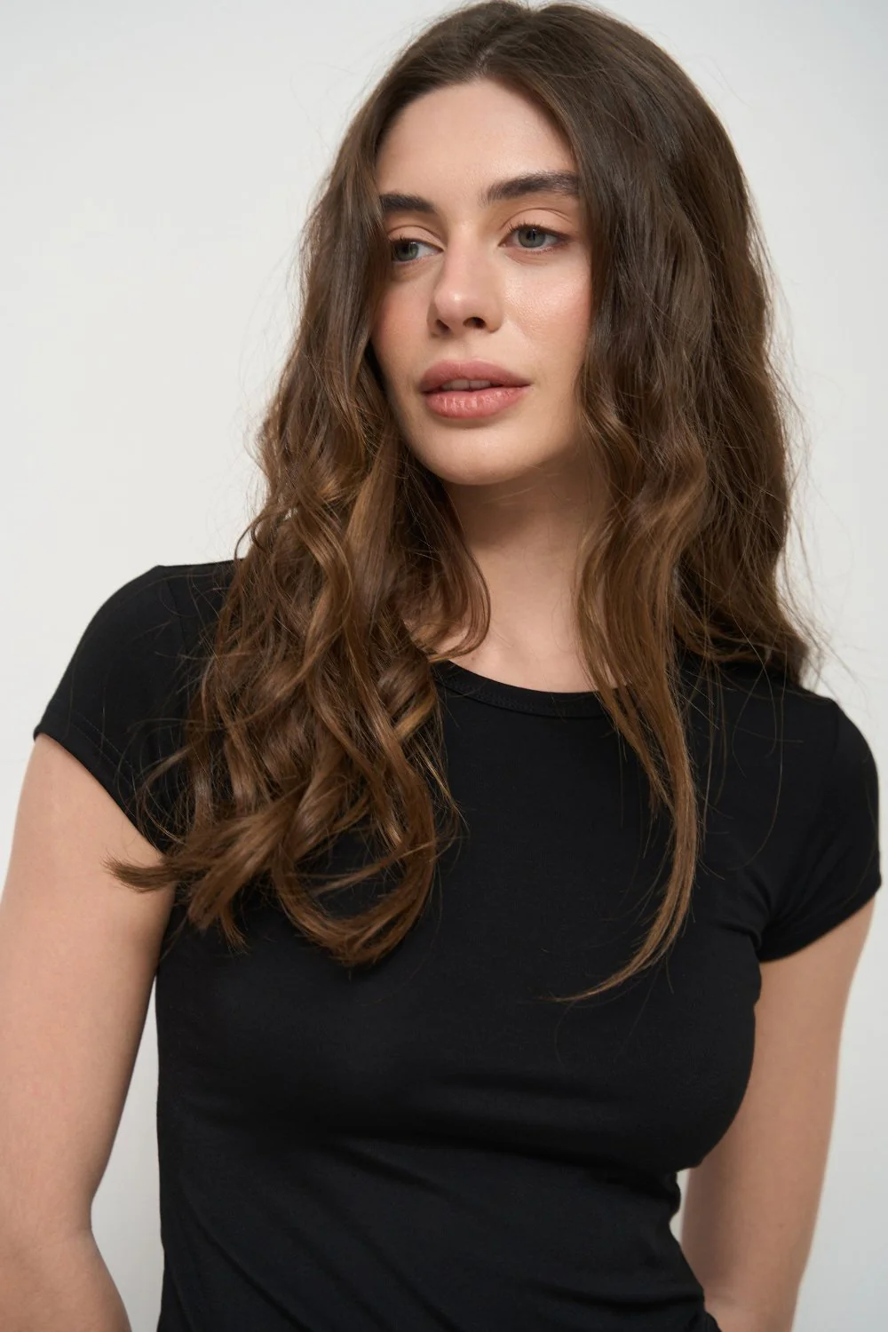 Black Slim Fit T-Shirt - Image 3