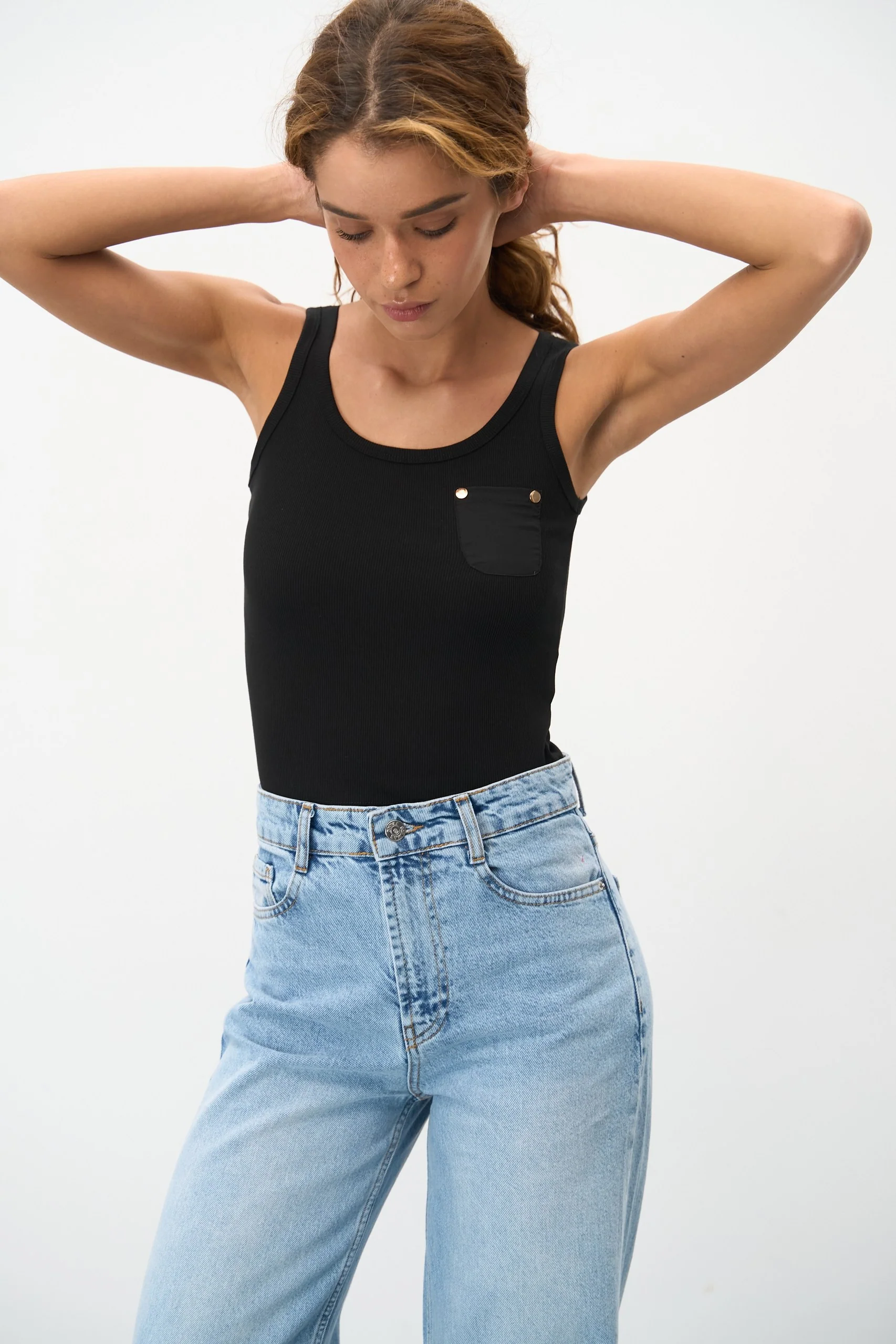 NEW Tank Top with a Black Pocket - Image 6