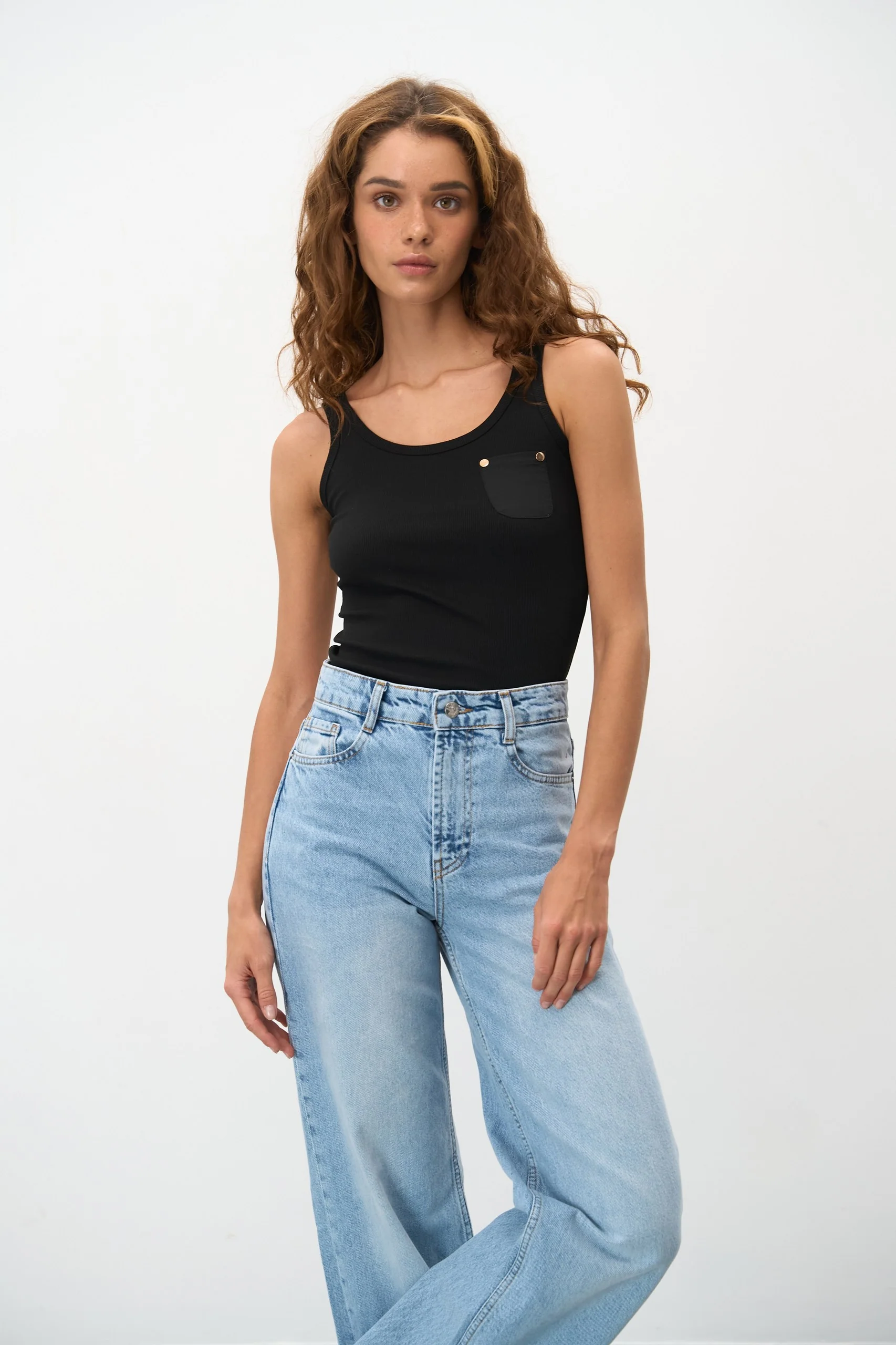 NEW Tank Top with a Black Pocket - Image 7