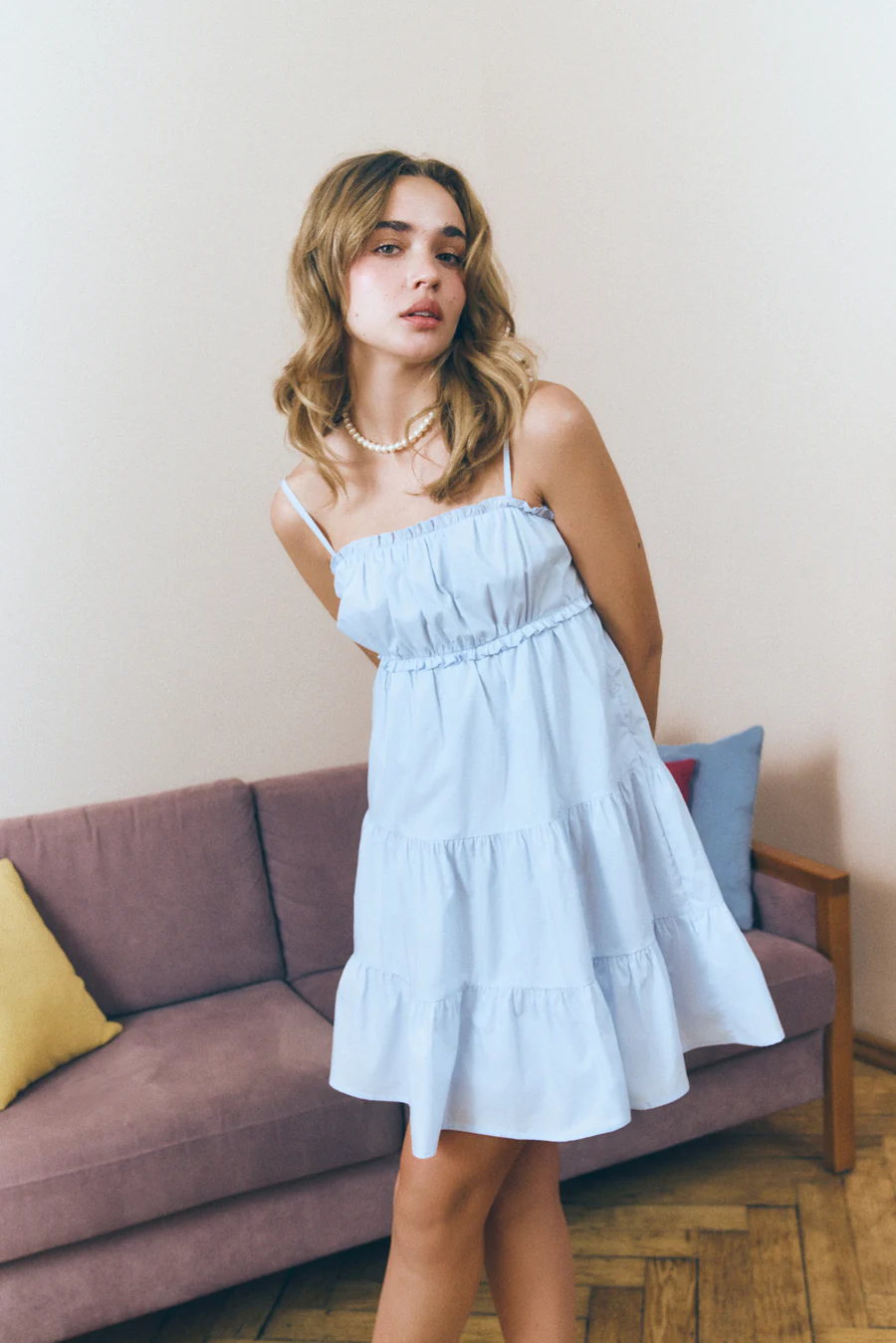 NEW Blue Baby Doll Dress - Image 5