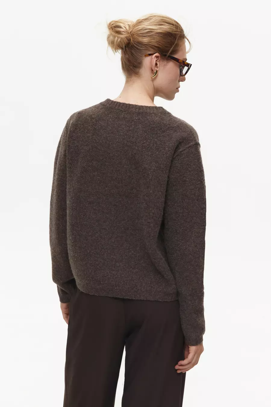 Brown Crop Sweater - Image 5