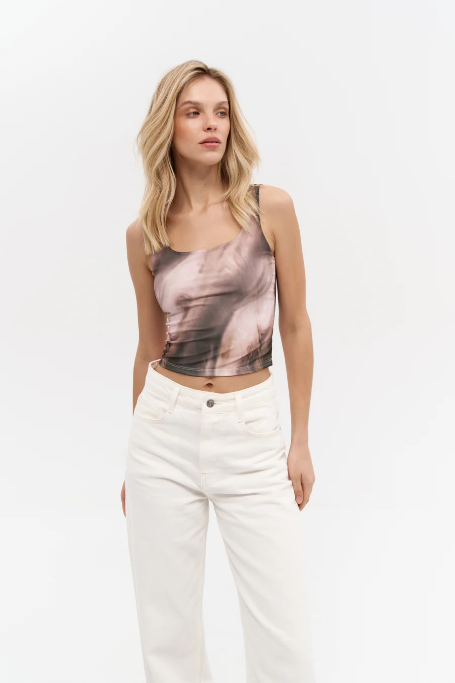 NEW Brown Gradient Effect Tank Top - Image 3