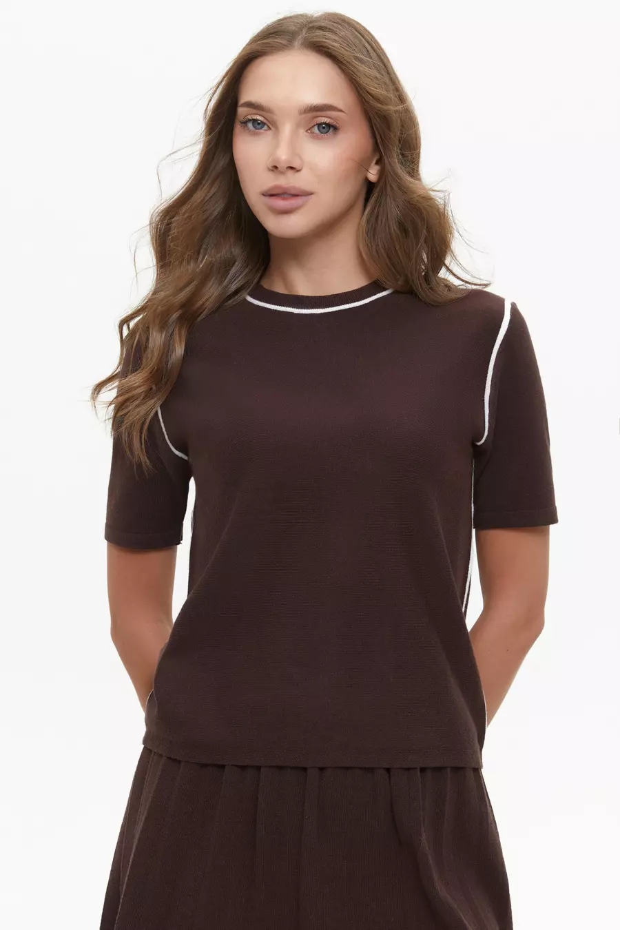 Brown Striped jumper
