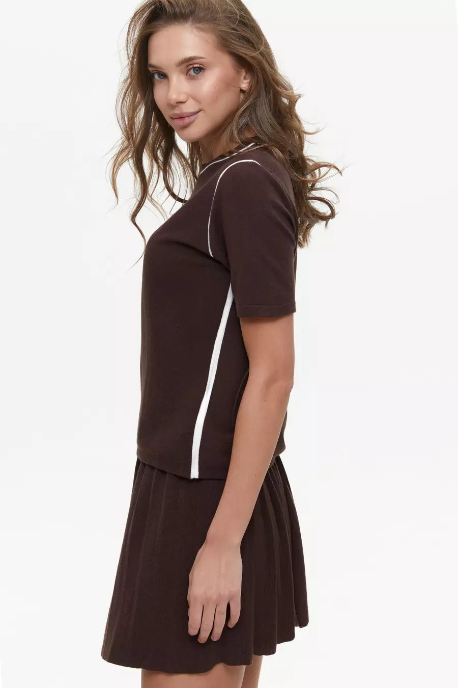 Brown Striped jumper - Image 2