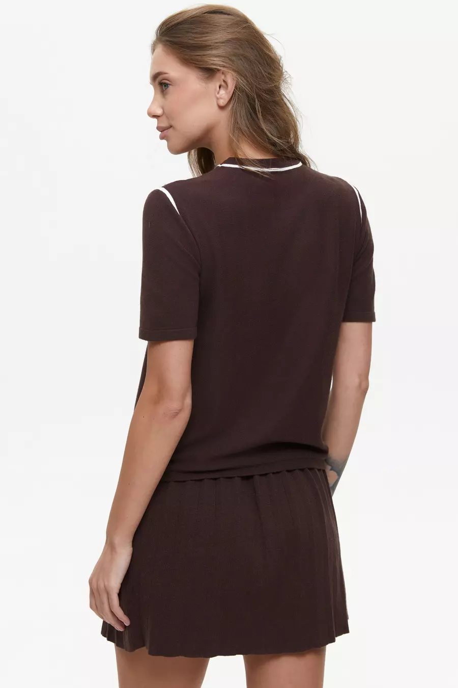 Brown Striped jumper - Image 5
