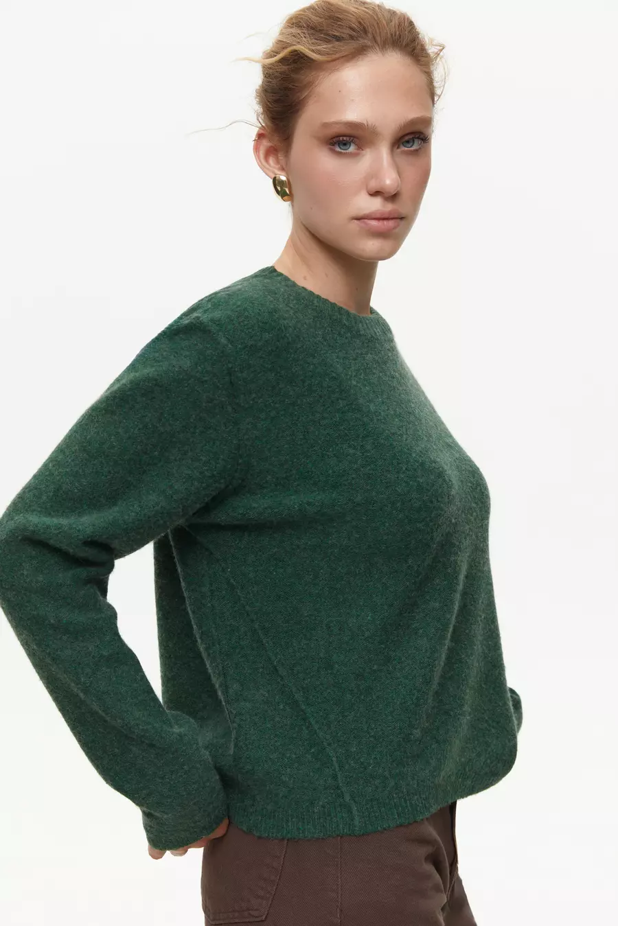 Green Crop Sweater - Image 4