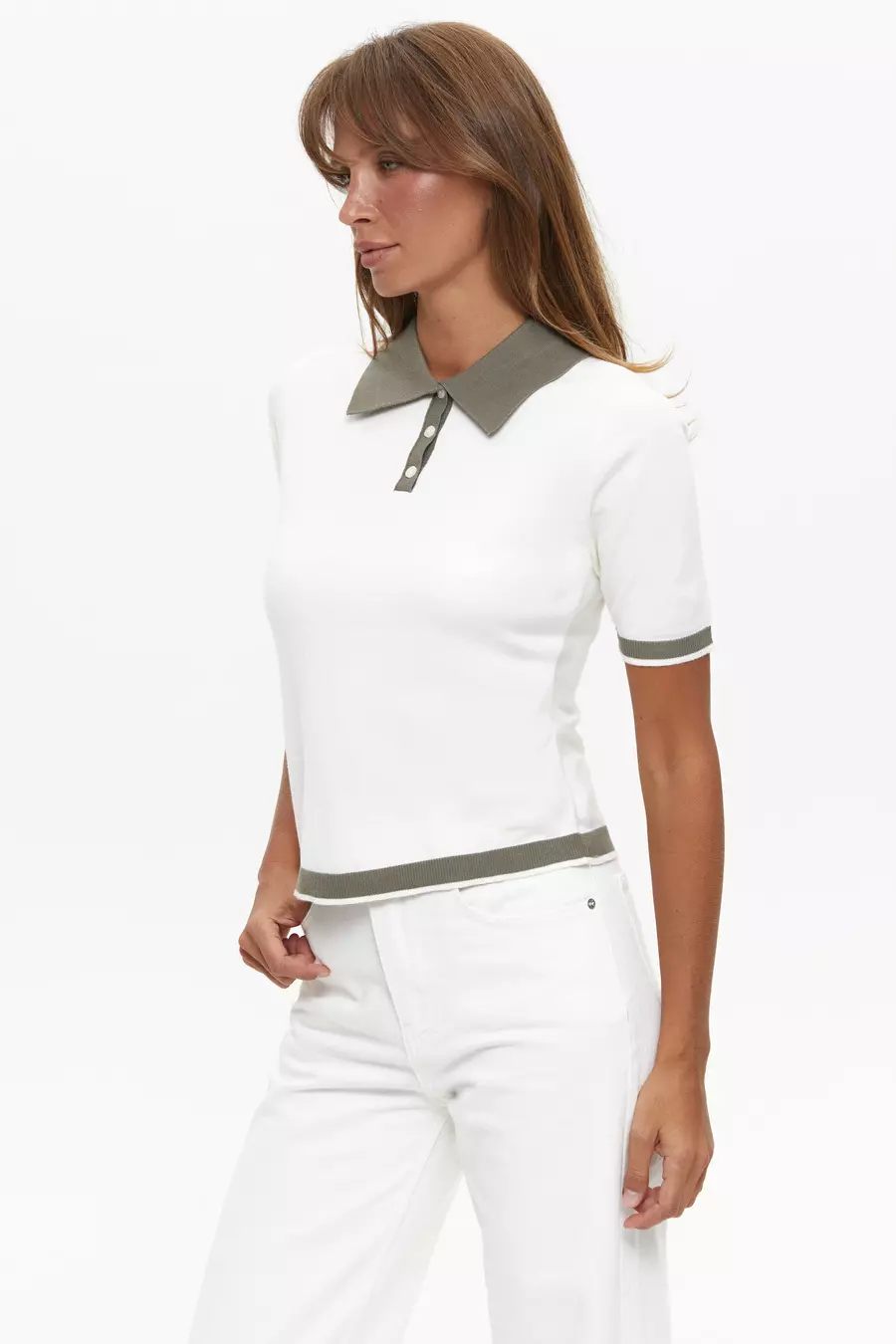 Green Short-Sleeved Polo - Image 4