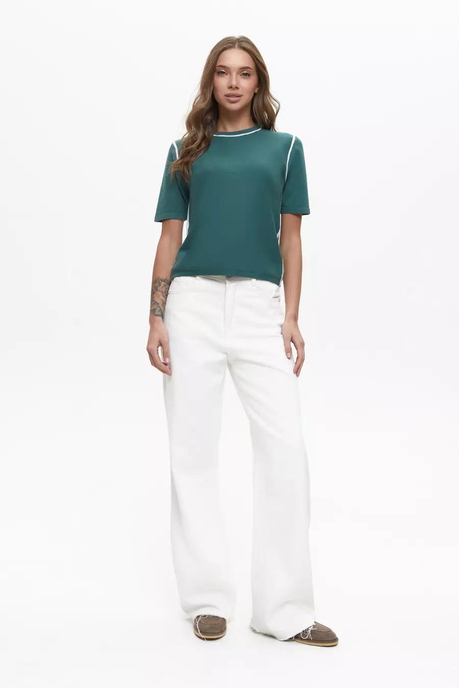 Green Striped jumper - Image 3