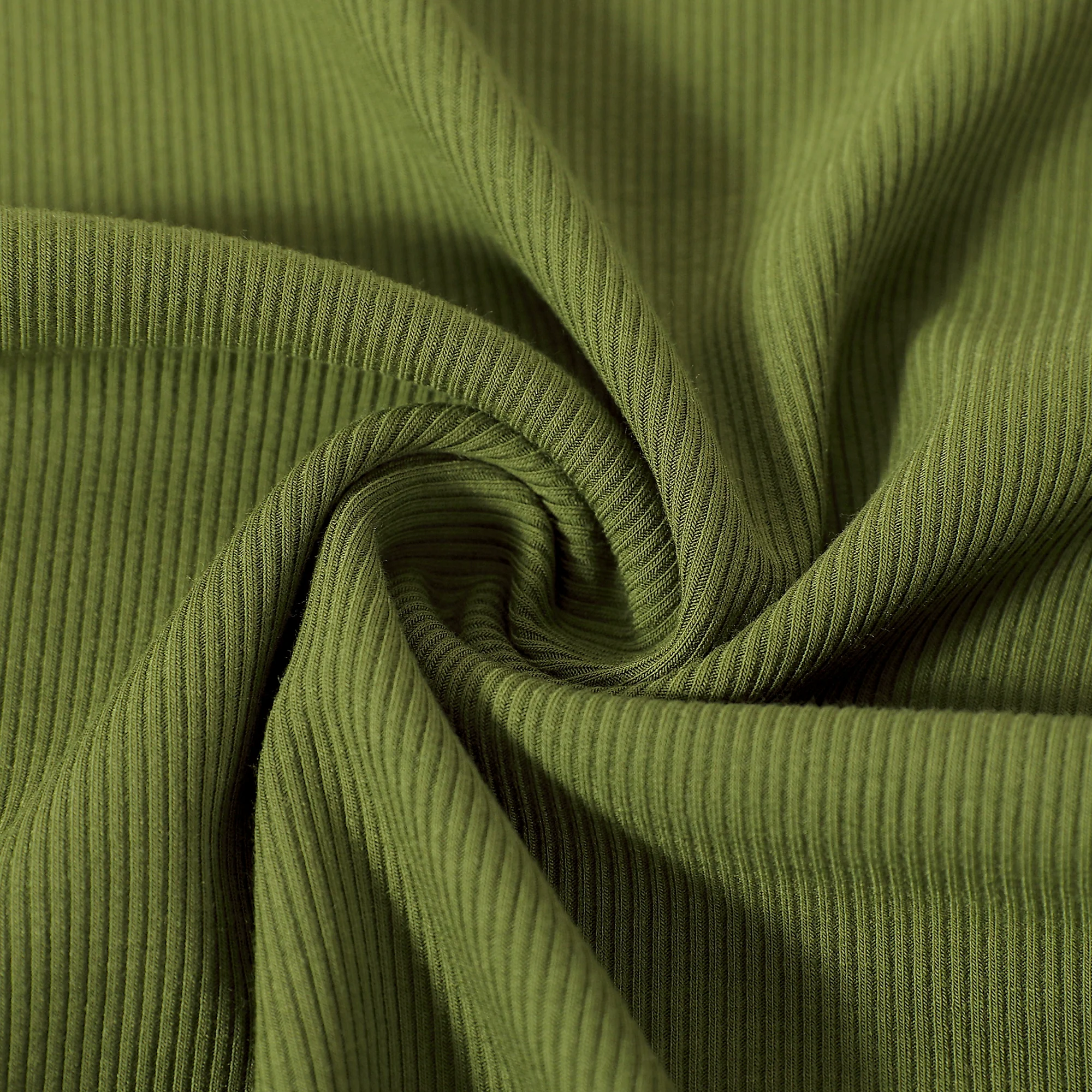 Green Ribbed Crop T-shirt - Image 6
