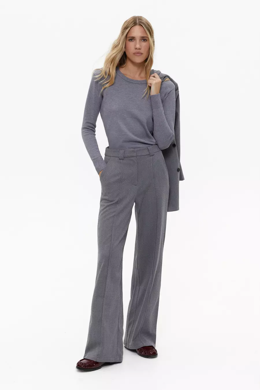 Grey Classic Jumper - Image 2