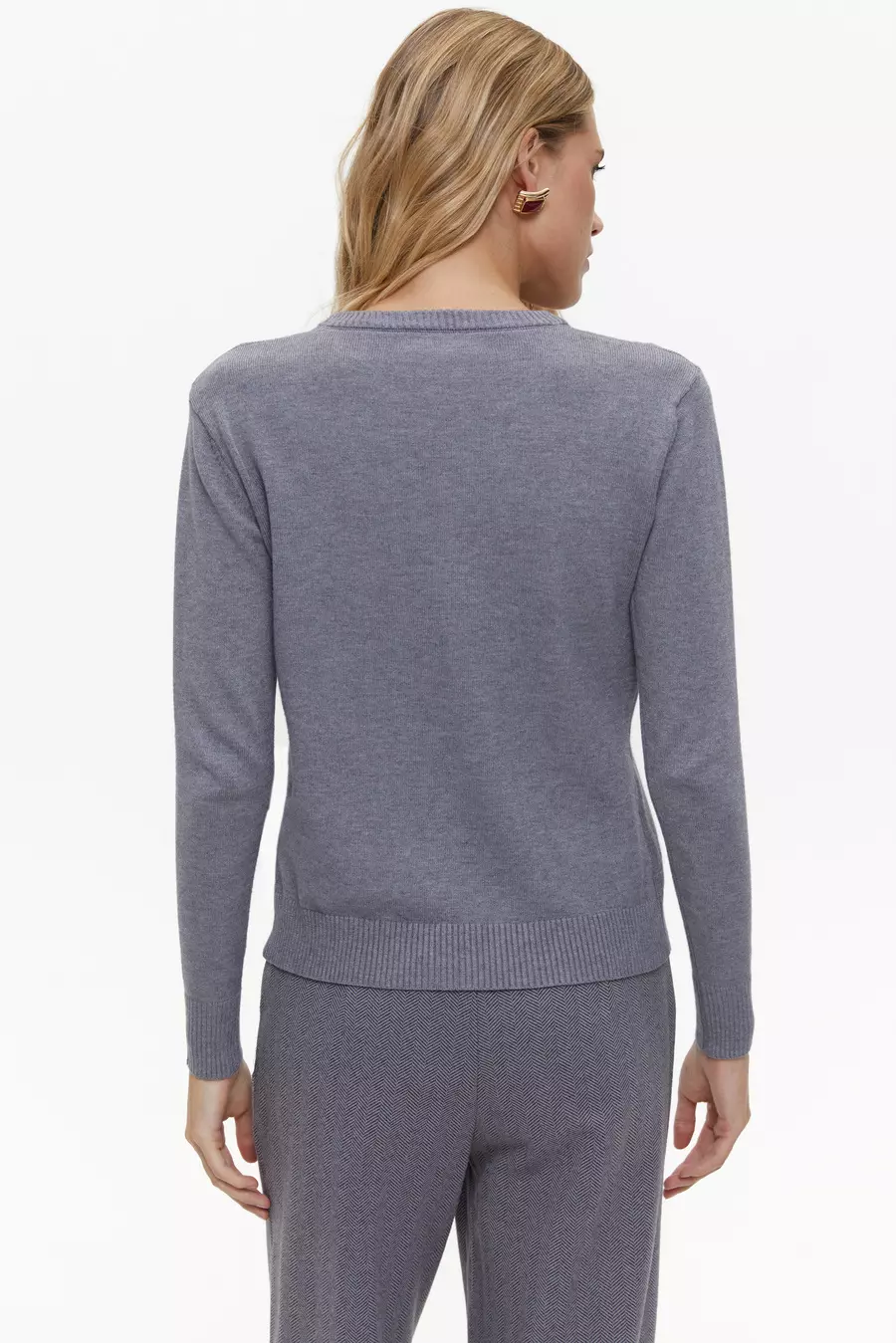 Grey Classic Jumper - Image 5
