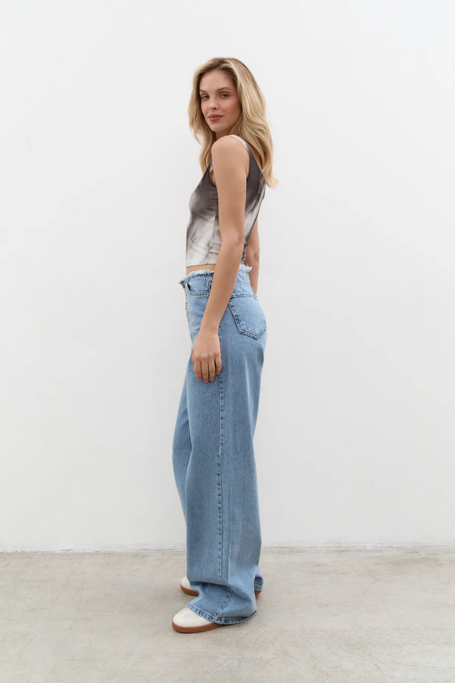 NEW Grey Gradient Effect Tank Top - Image 2