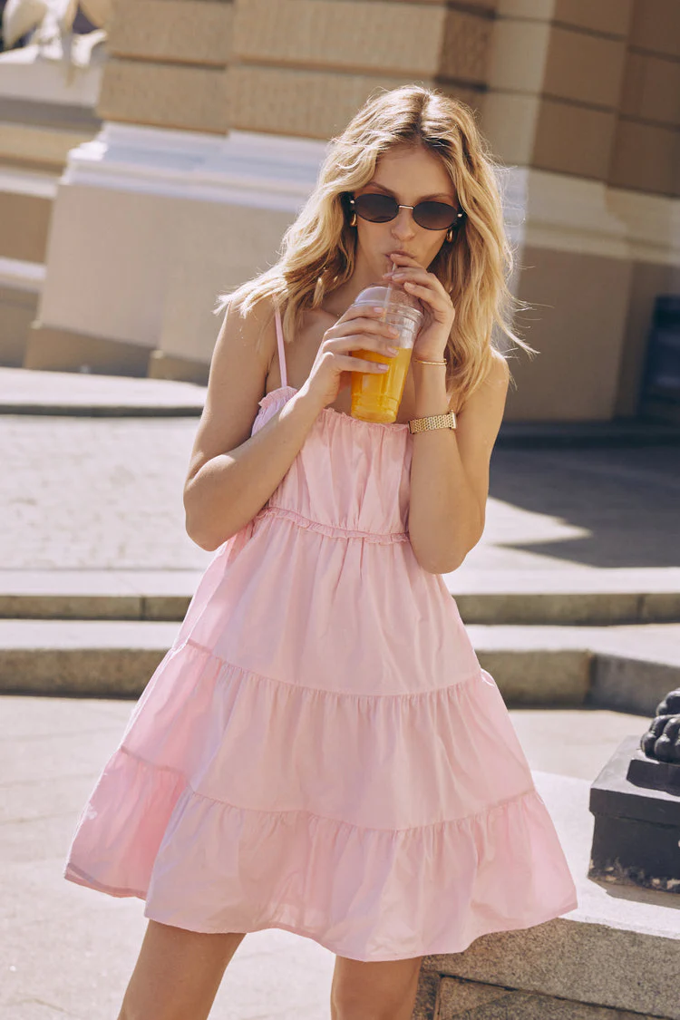 NEW Pink Baby Doll Dress - Image 3