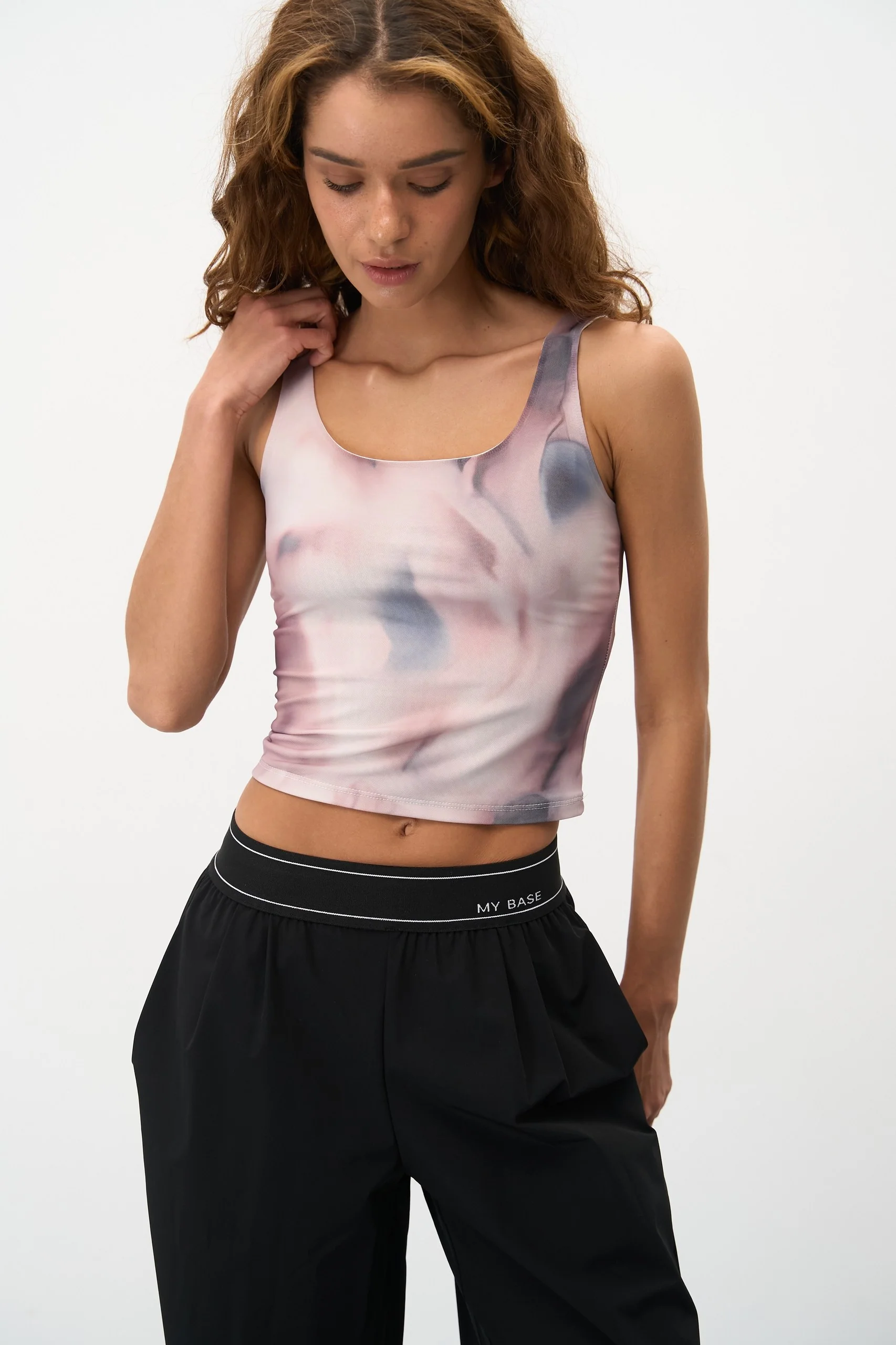 NEW Pink Gradient Effect Tank Top