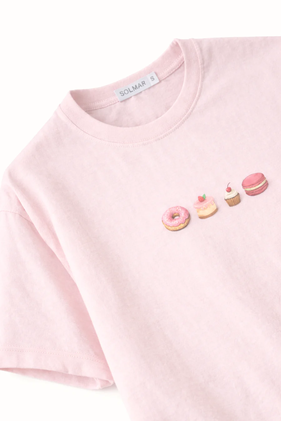 Sweet treats graphic T-shirt, Pink - Image 2