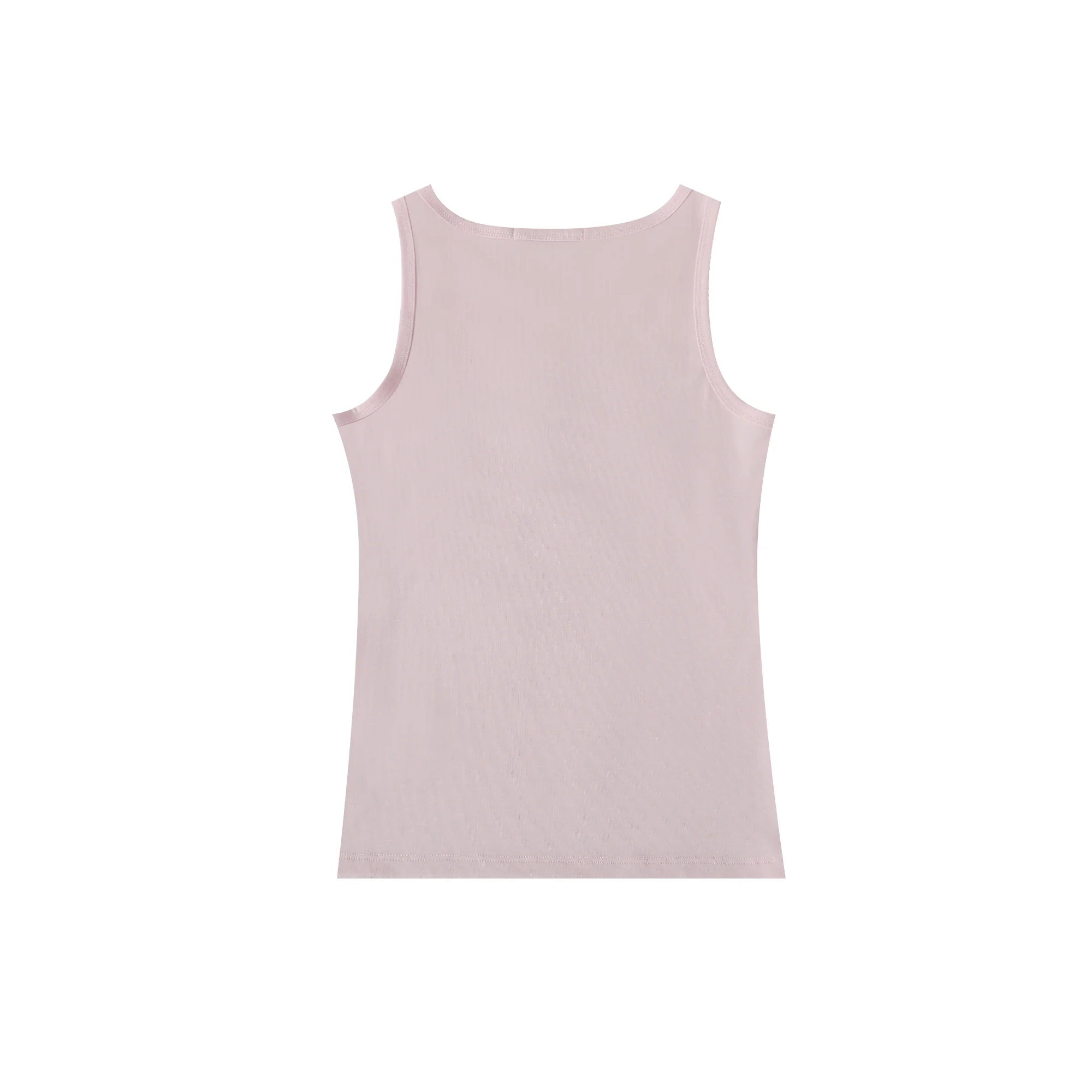 Basic ribbed tank top, Baby Pink - Image 3