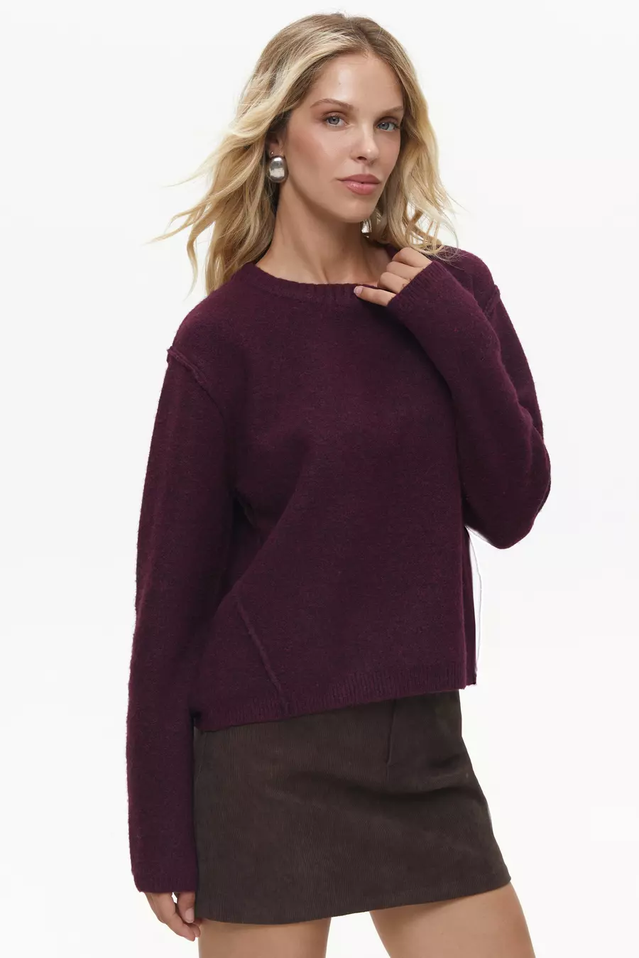 Red Crop Sweater - Image 4