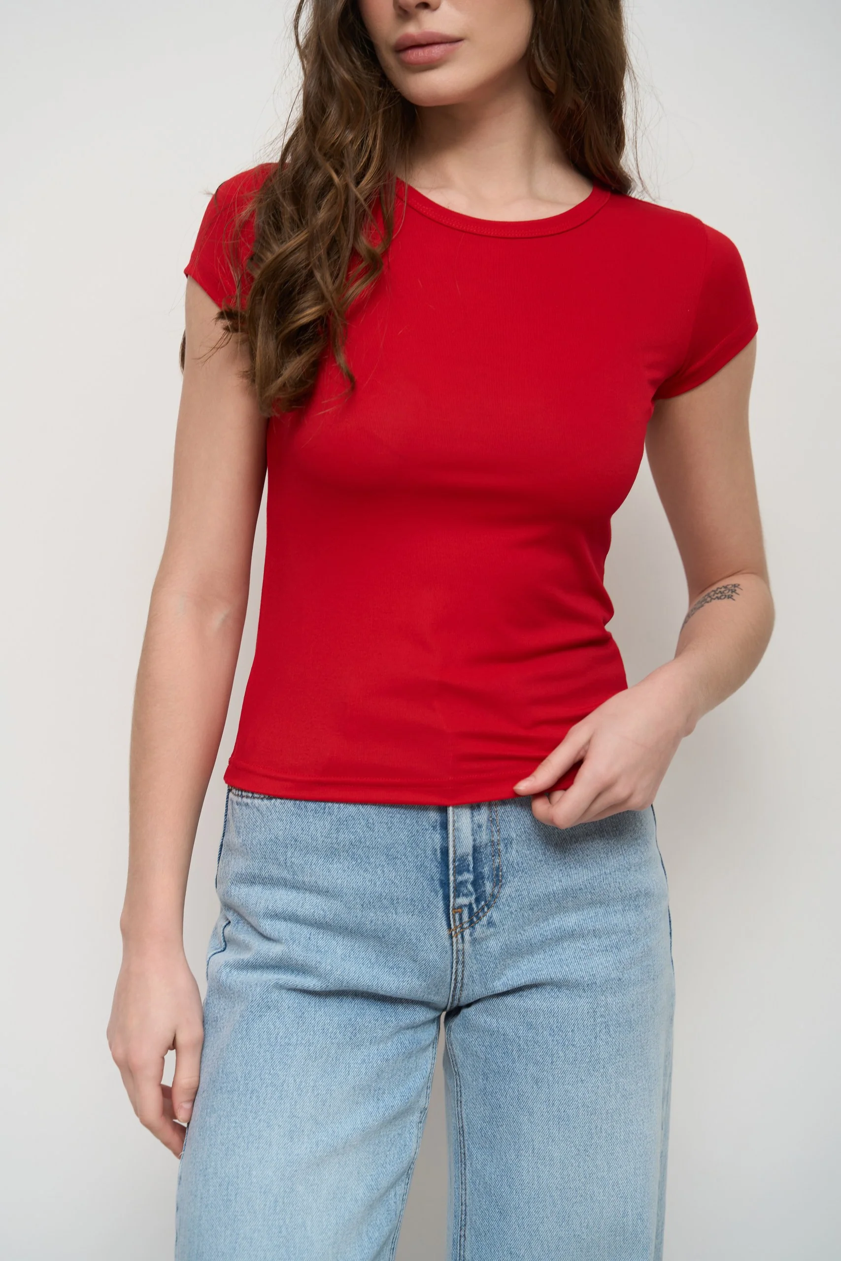 Red Slim Fit T-Shirt - Image 2