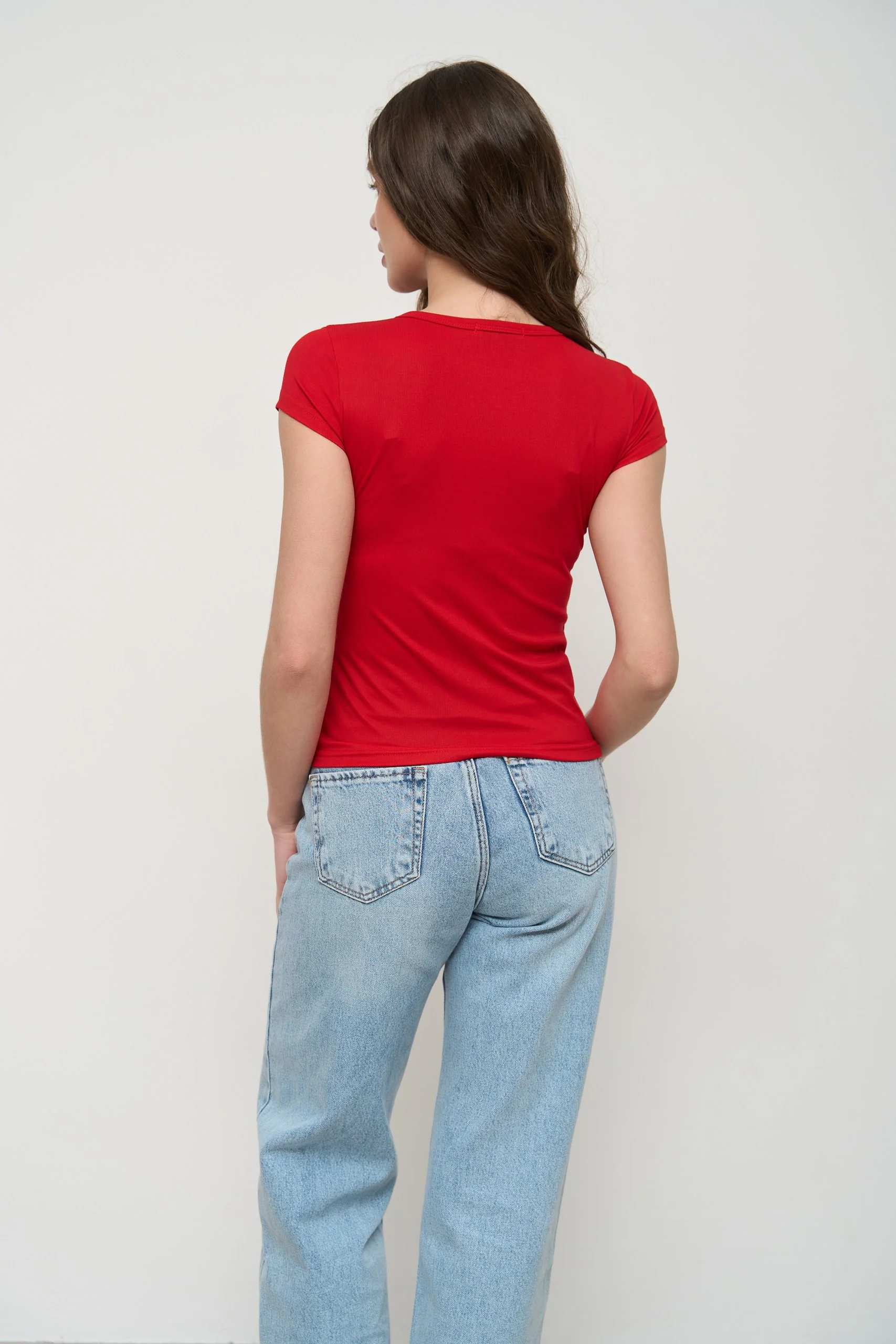 Red Slim Fit T-Shirt - Image 4