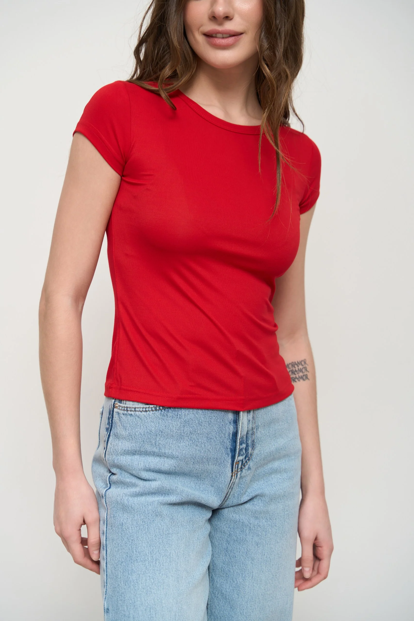Red Slim Fit T-Shirt - Image 5
