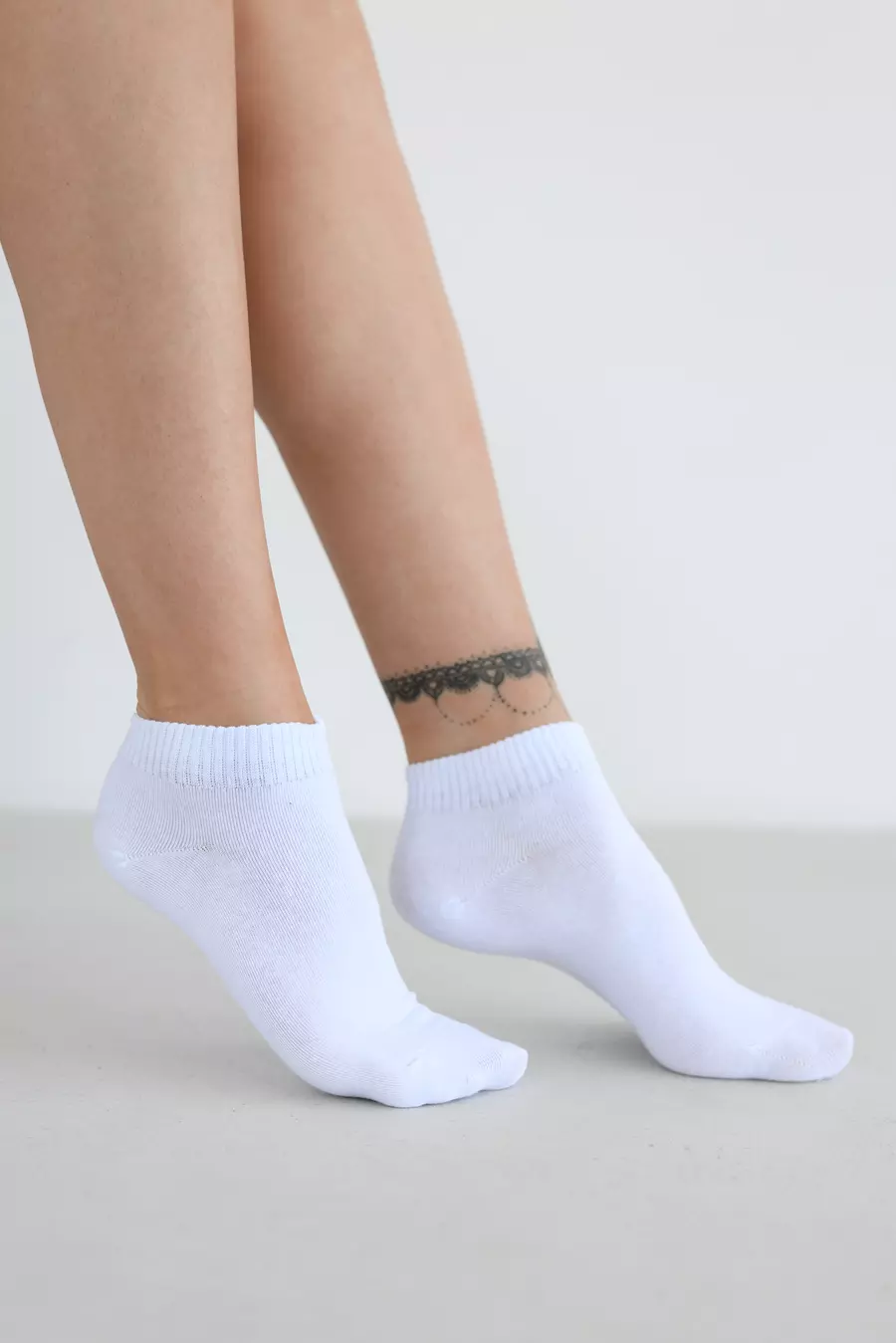 White short socks