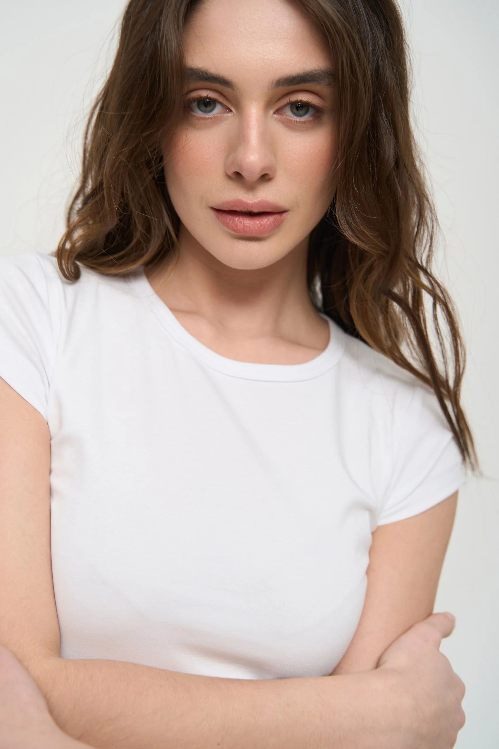 White Slim Fit T-Shirt - Image 4