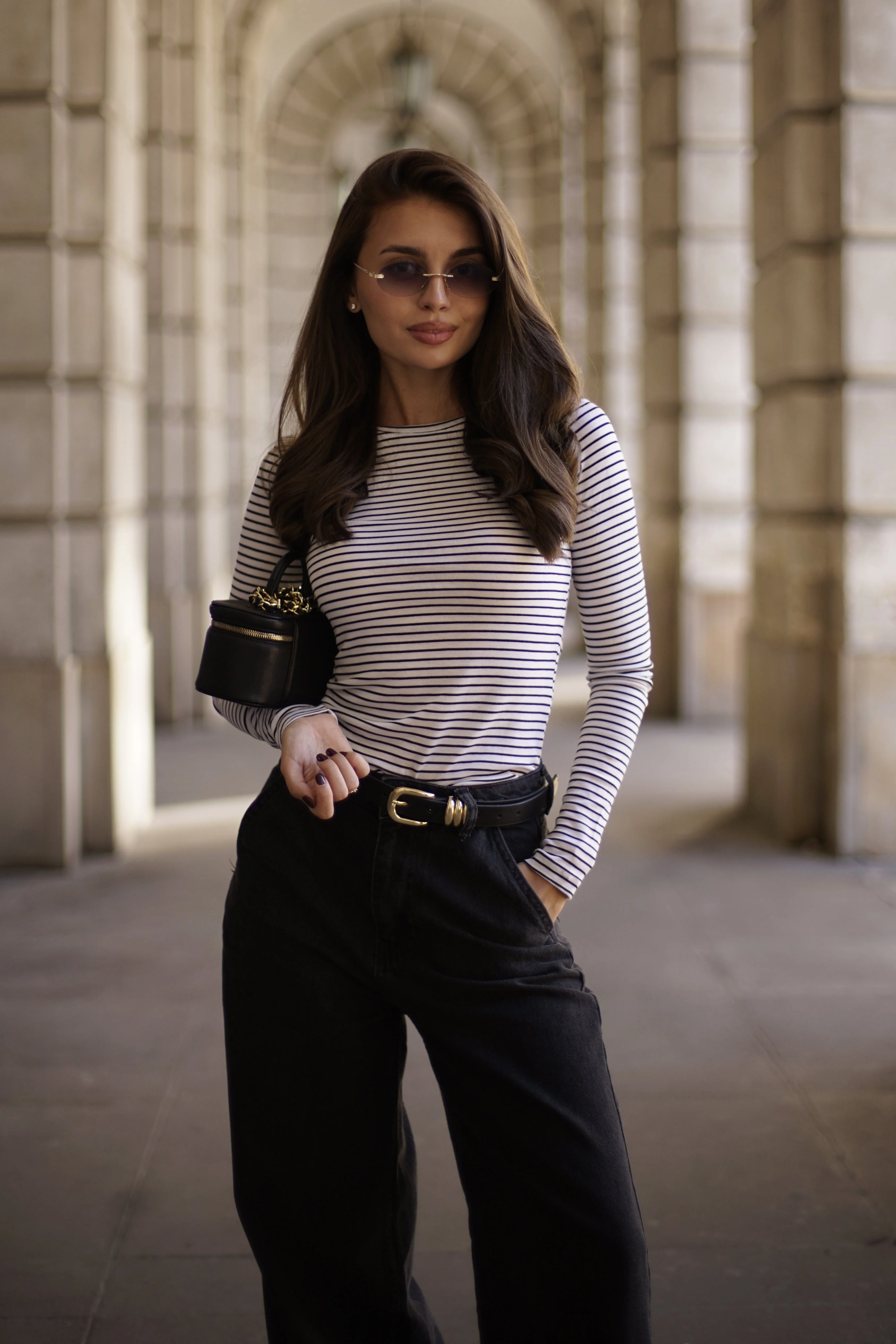 White Striped Long Sleeve