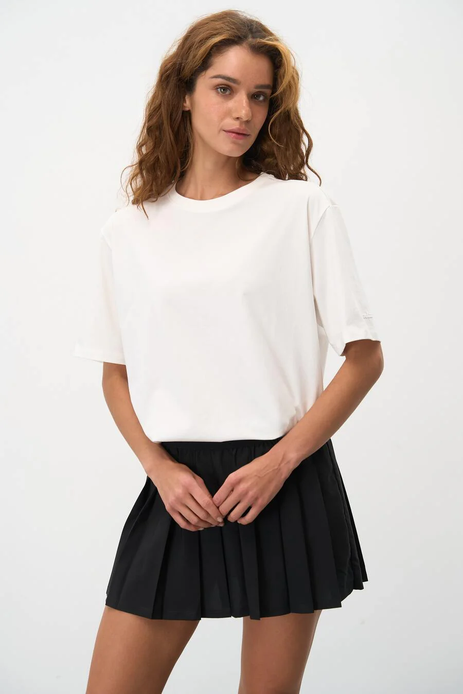 Loose-fit T-shirt, Clean White