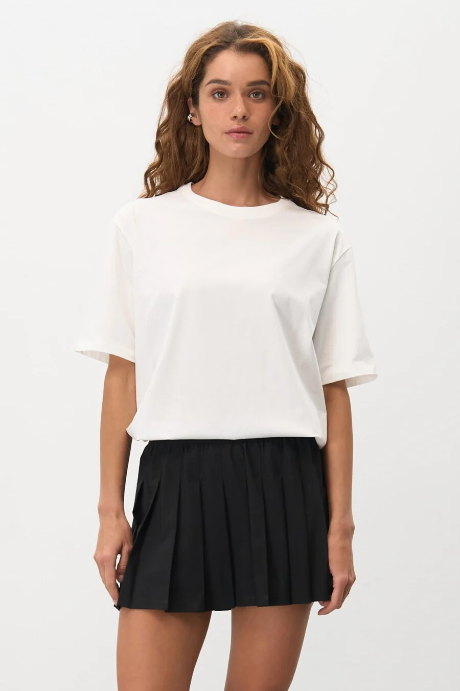 Loose-fit T-shirt, Clean White - Image 2