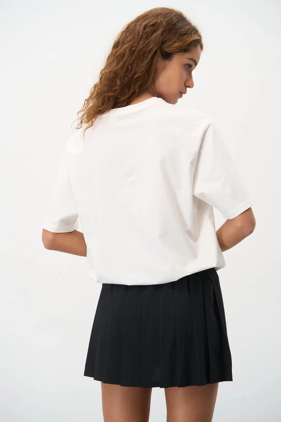Loose-fit T-shirt, Clean White - Image 4