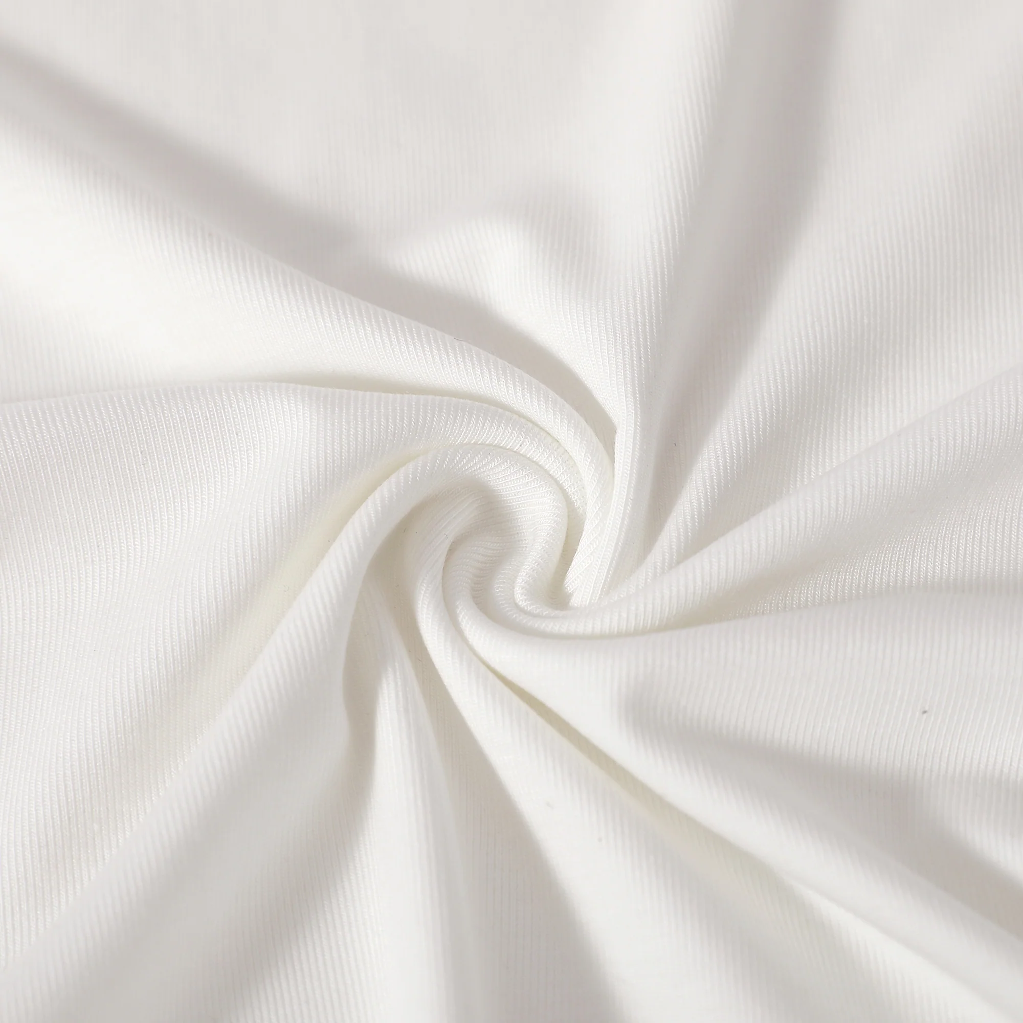 Basic ribbed tank top, Clean White - Image 5