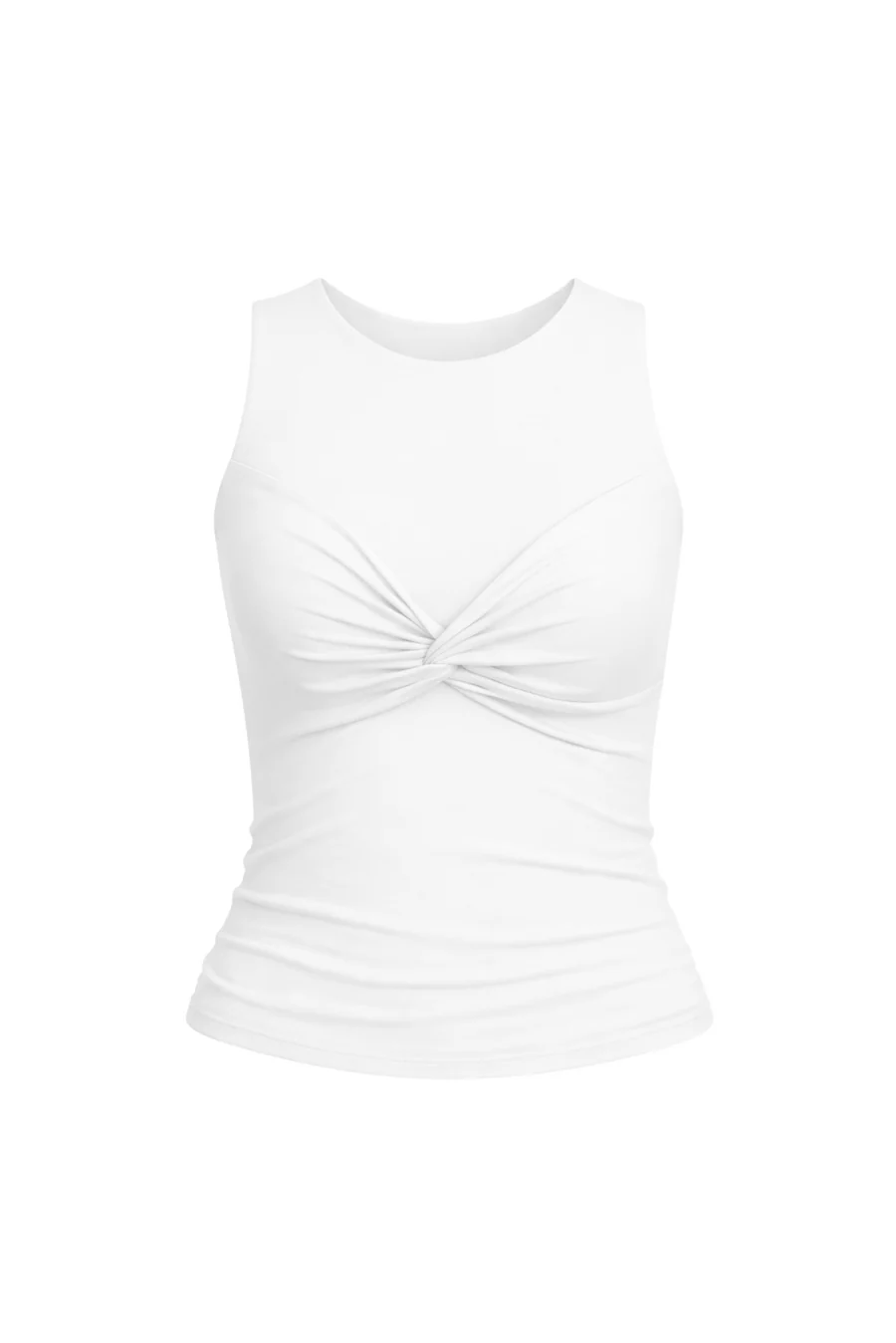 Decorative bow tank top, Clean White - Image 2