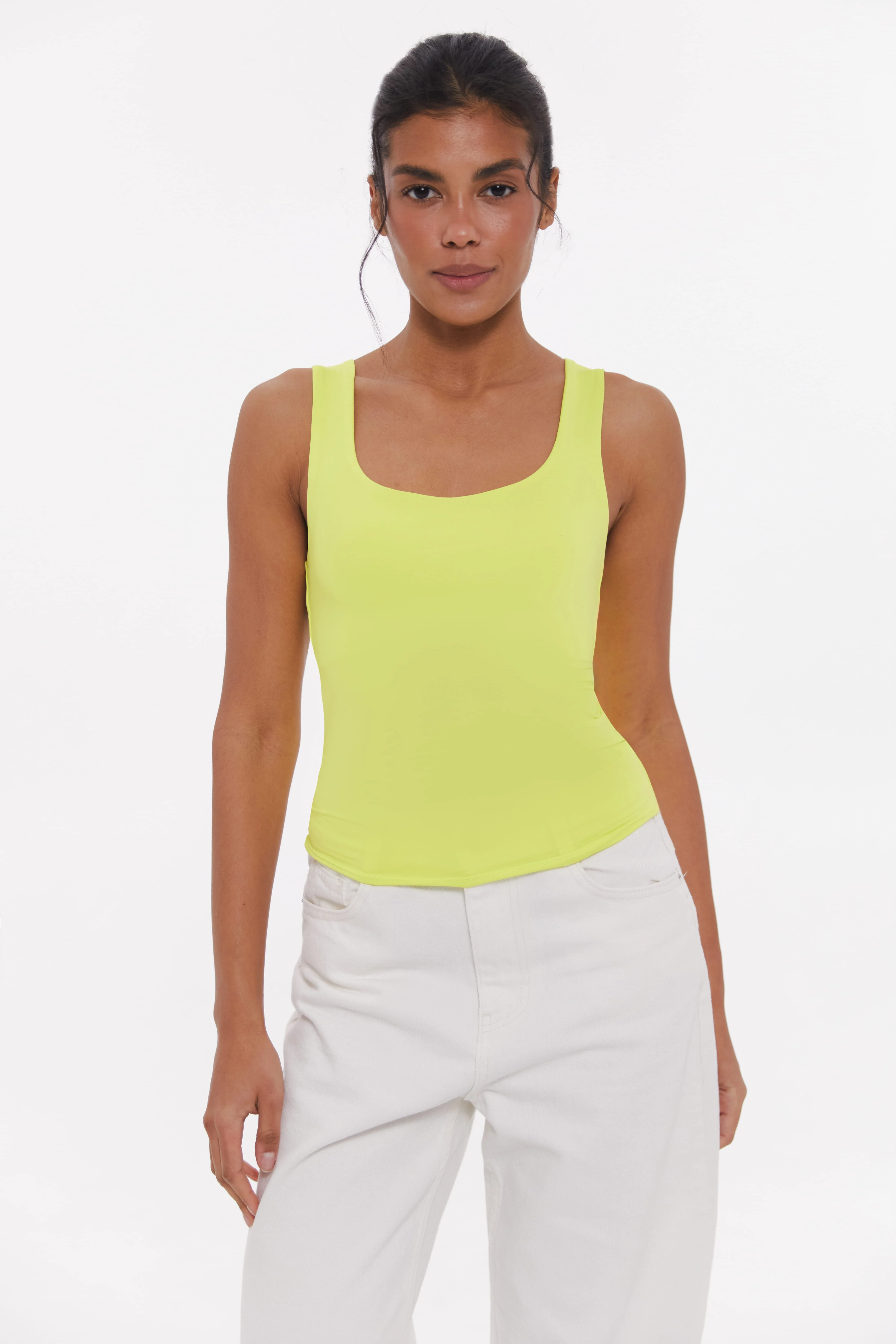 Basic tank top, Lemongrass